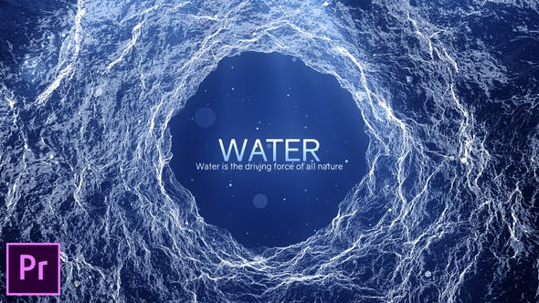 Water - Inspirational Titles - Premiere Pro