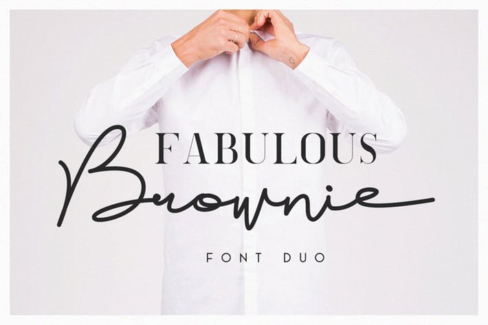 Brownie Font Duo