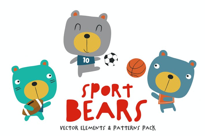 Sport Bears Pack