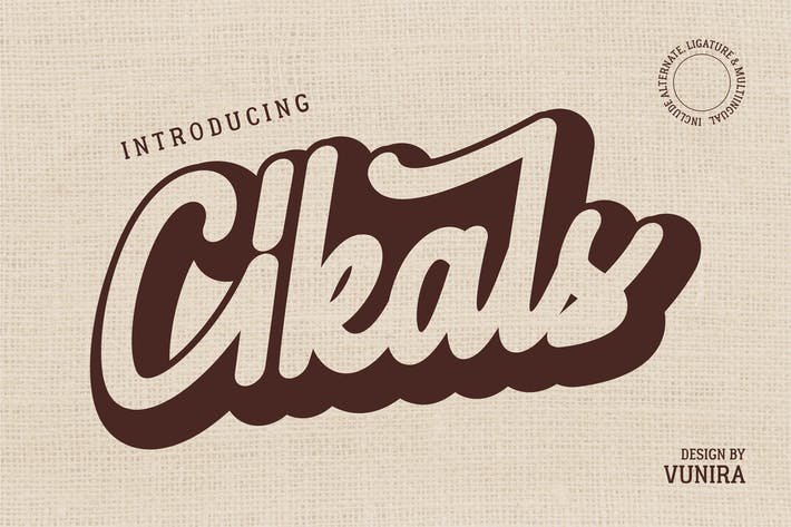 Cikals | Script Font