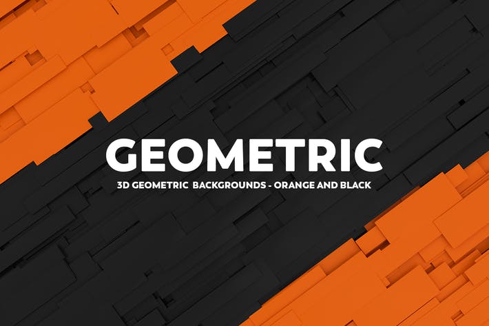 3D Geometric Abstract Backgrounds