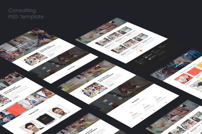 Consulting & Corporate PSD Template