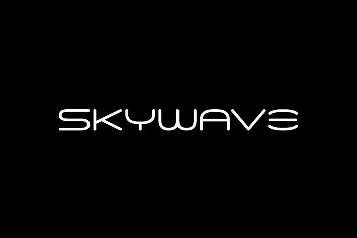 SKYWAVE - Unique & Modern Display / Logo Typeface