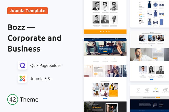 Bozz  Corporate and Business Responsive Template