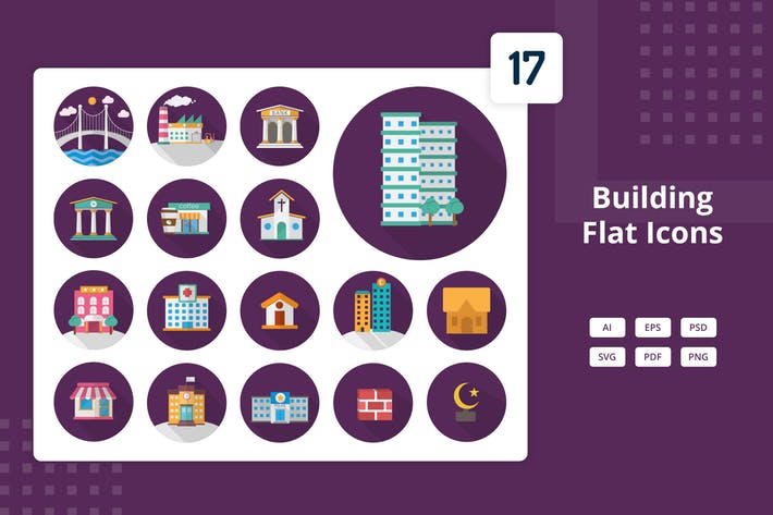 Building - Flat Icons