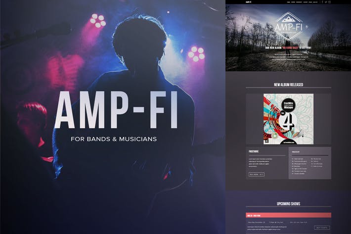 Amp-fi / Music Band Muse Template for Musicians