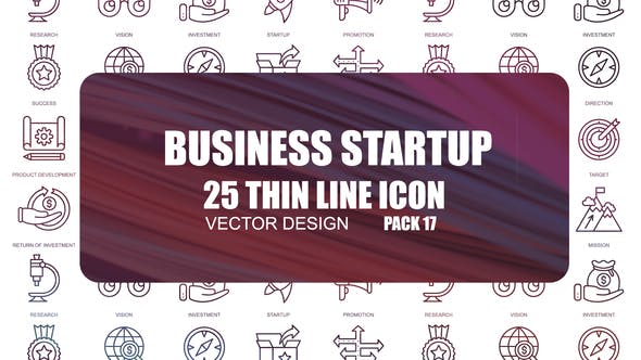 Business Startup � Thin Line Icons