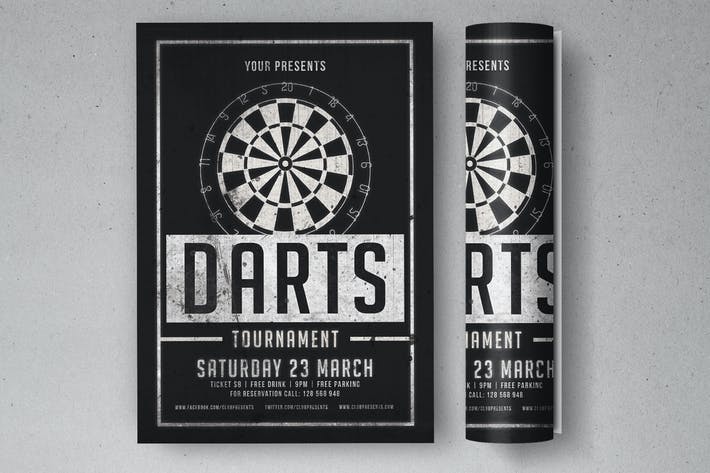 Darts Tournament Flyer