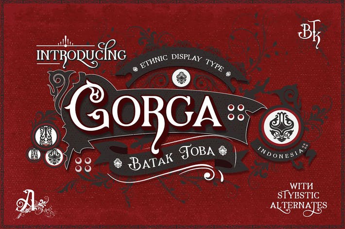 Gorga Ethnic Display Font