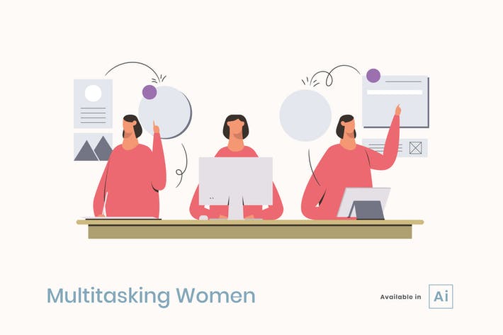 Multitasking Women