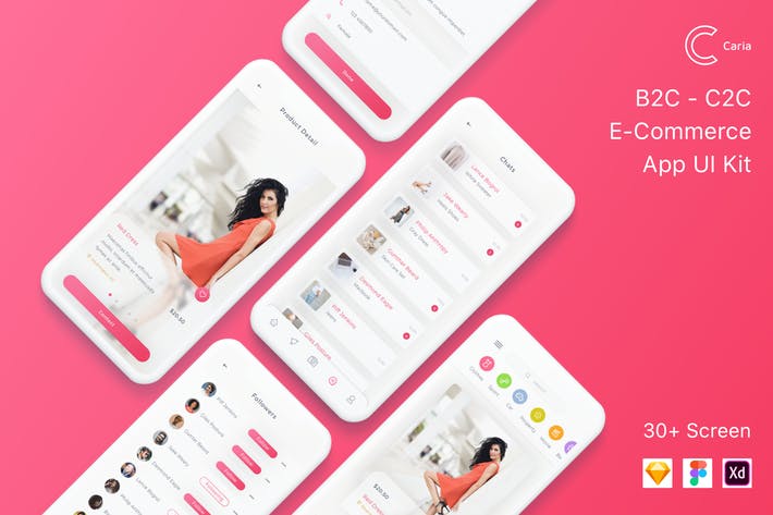 Caria - eCommerce App UI Kit