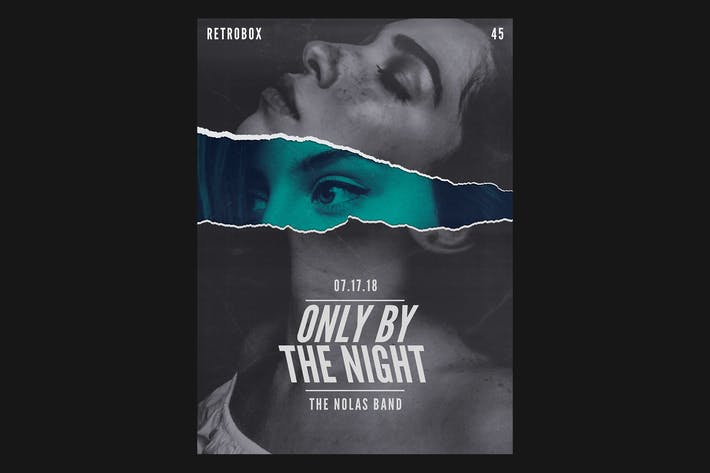 Only By The Night Flyer Poster