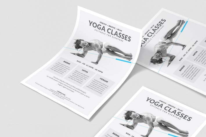 Yoga Classes Poster/Flyer