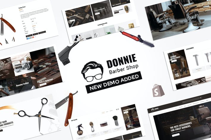 Donnie | Salon, Barber Shop Shopify Theme