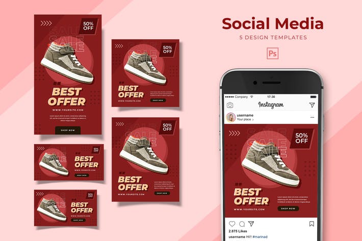 Footwear Social Media Pack