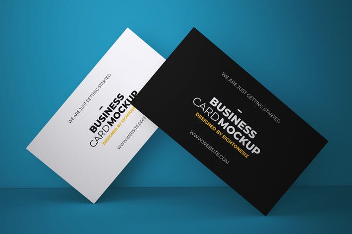 Business Card Mock-Up Template