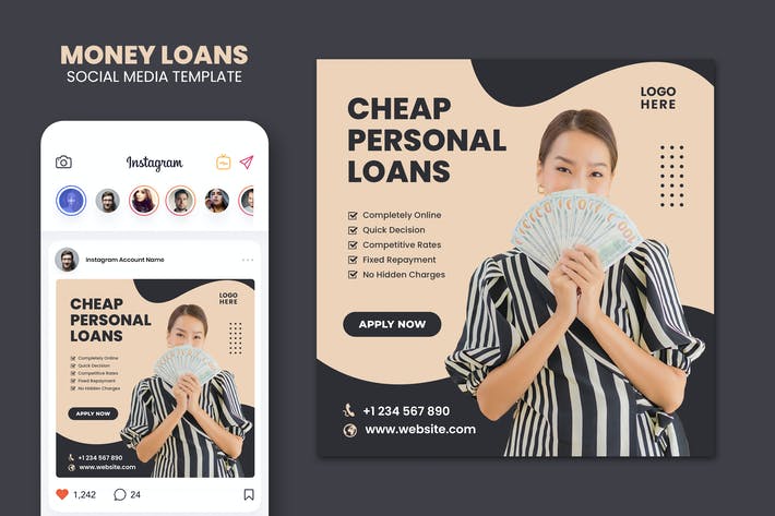 Personal Loans Social Media Banner