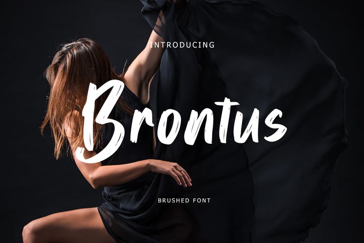 Brontus Brush Font
