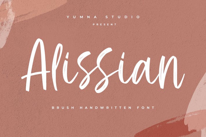 Alissian-Handwritten Brush Font