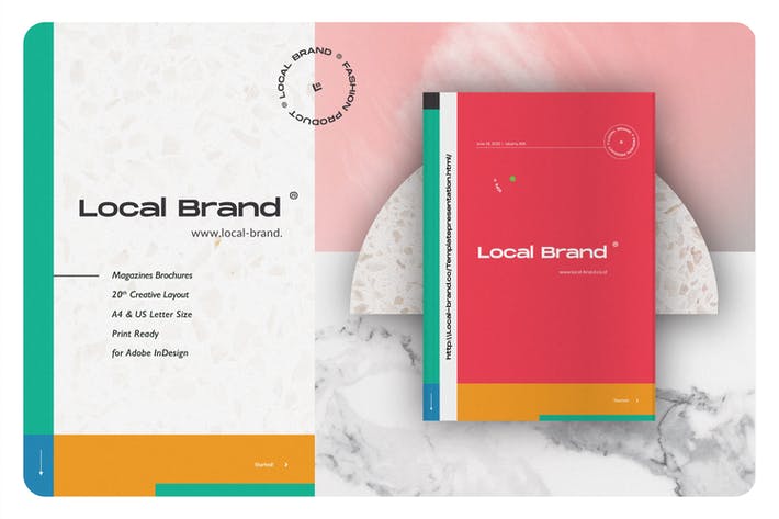 Local Brand Product Fashion Brochure