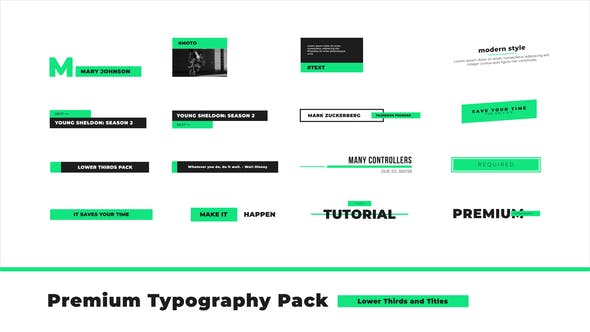 Premium Typography Pack