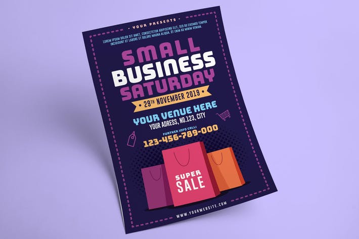 Small Business Saturday Flyer