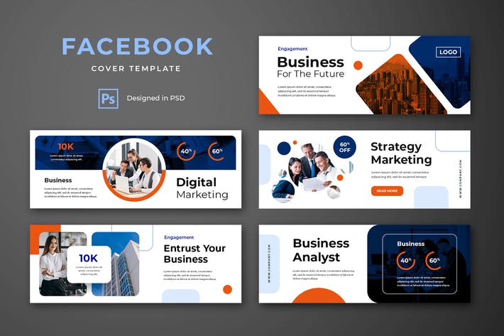 Facebook Cover Template Business Marketing