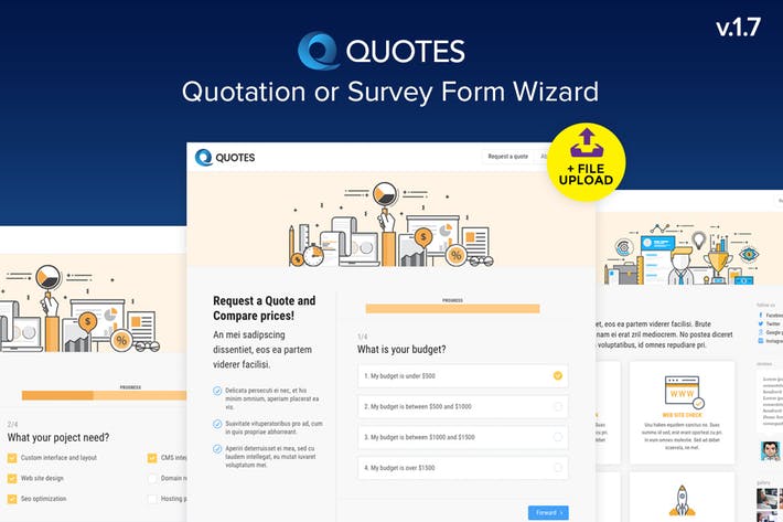 Quote - Quotation or Survey Form Wizard