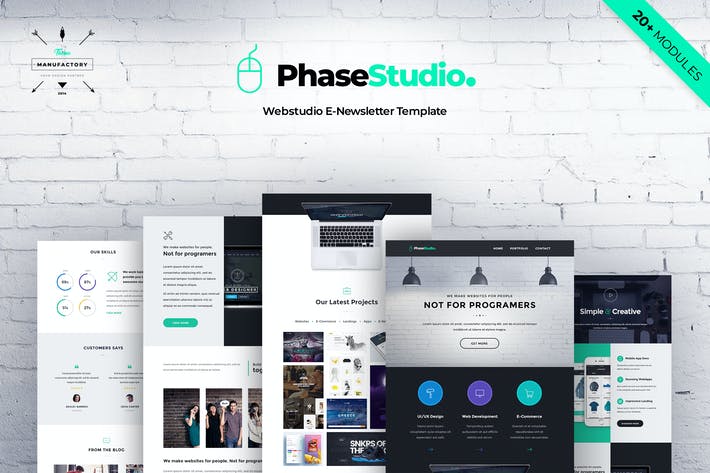 PhaseStudio - Web Studio E-newsletter Template