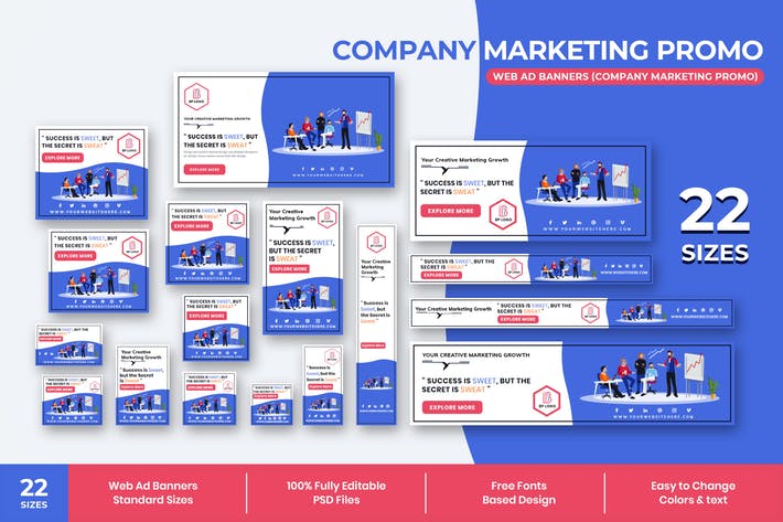 Company Marketing Web Ad Banners
