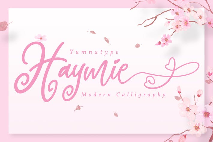 Haymie - Fun Script Font