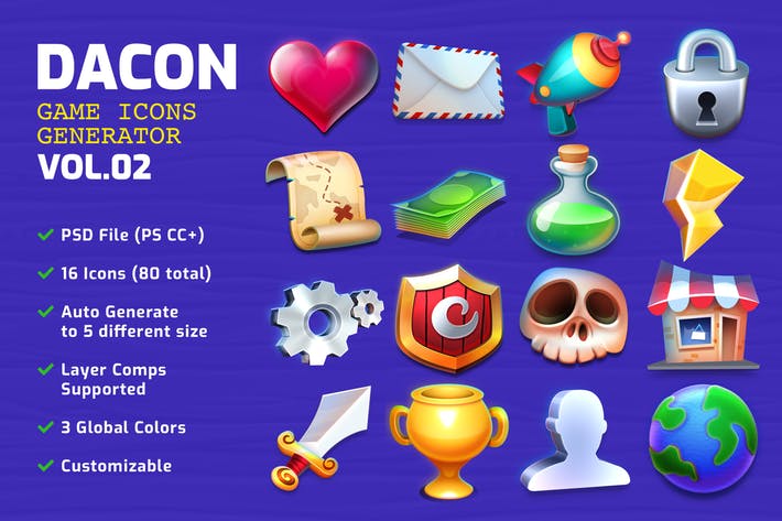 DACON - Game Icon Generator v.02