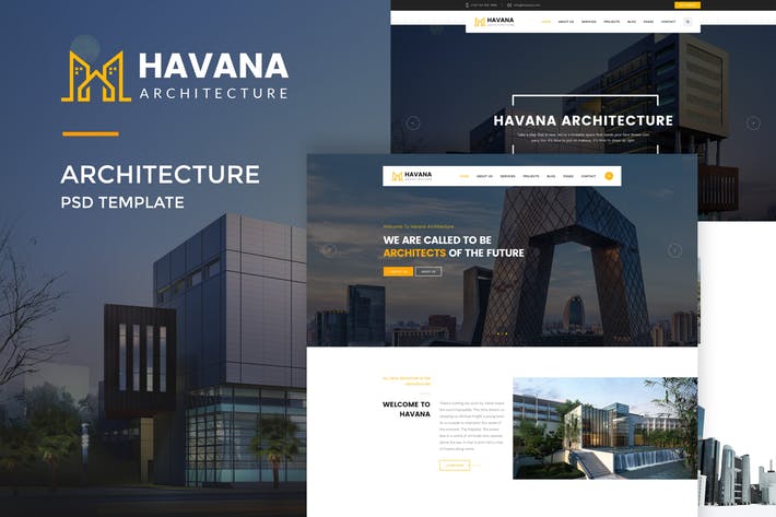 Havana : Architecture PSD Template