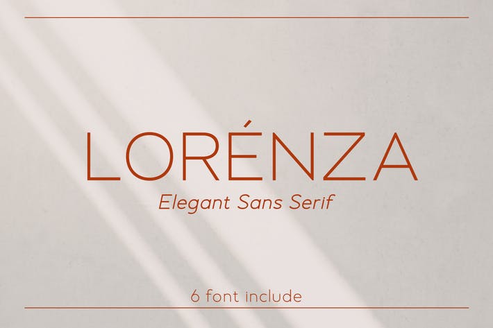 LORENZA - Elegant Sans Serif