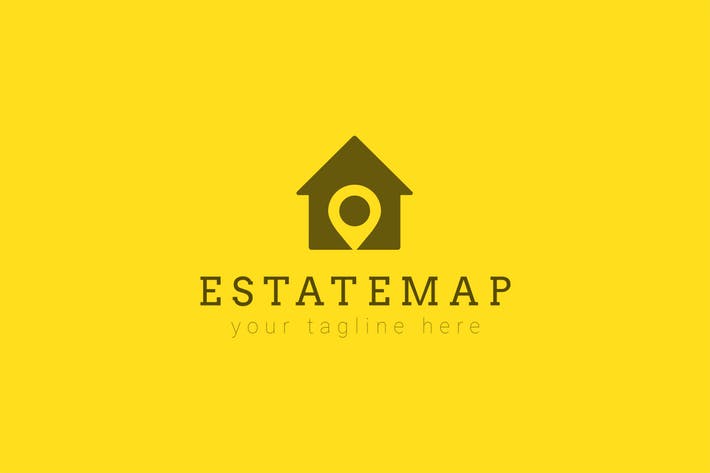 EstateMap - Real Estate Logo Template