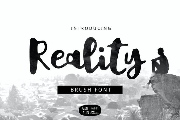 Reality Brush Font