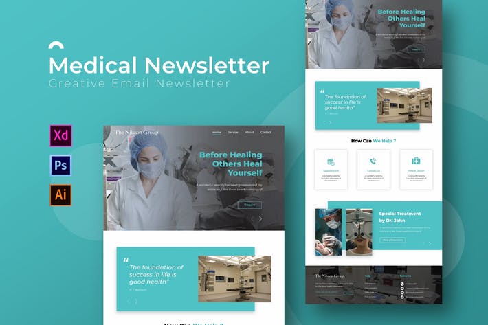 Medical | Newsletter  Template
