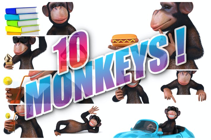 10 fun Monkeys !