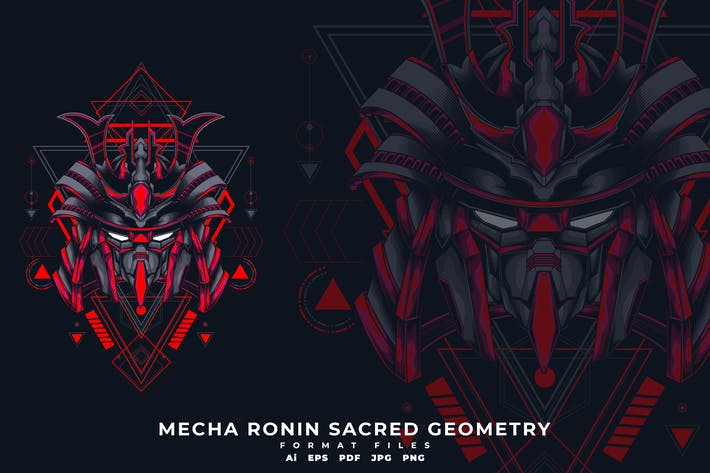 Mecha Ronin Sacred Geometry