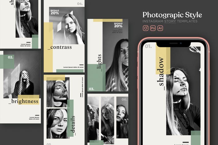 Photography & Fashion Instagram Story Template