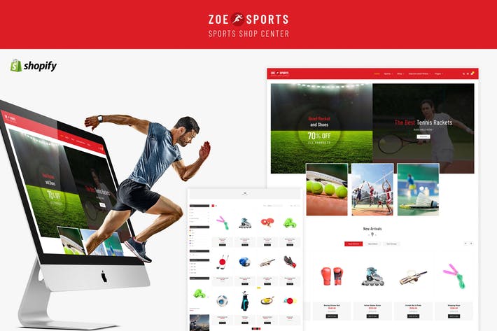 Zoe - Sport Store Shopify Theme