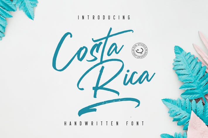 Costa Rica - Brush Font
