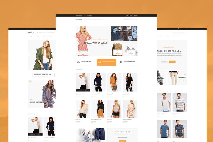 Groham - Fashion eCommerce HTML template