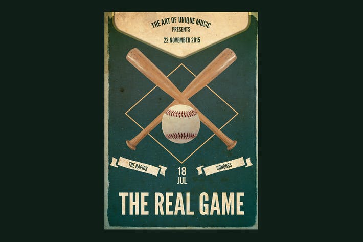 The Real Game Flyer Poster