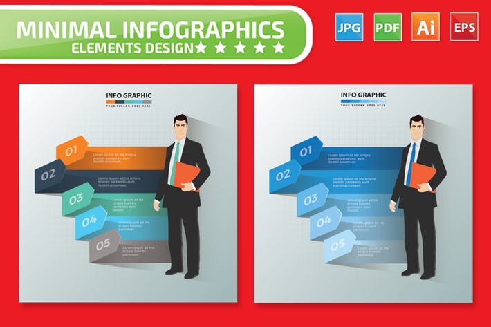 Businessman infographic Design