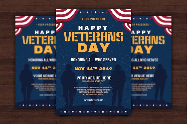 US Veterans Day Flyer