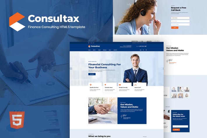 Consultax - Financial & Consulting HTML5 Template