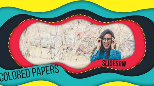 Colored Papers Slideshow