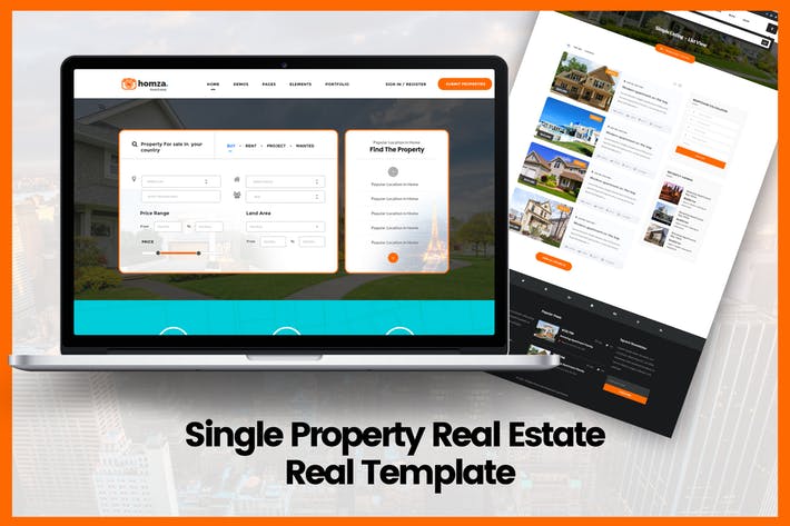 Homza - Single Property Real Estate Real Template