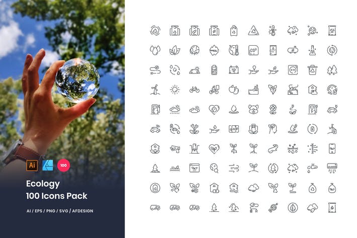 Ecology 100 Set Icon Pack